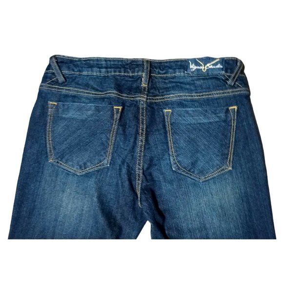 Vigoss Studio Jeans Size 9 10 Womens Juniors The Jagger Boot Cut Dark Wash Denim - Picture 9 of 16
